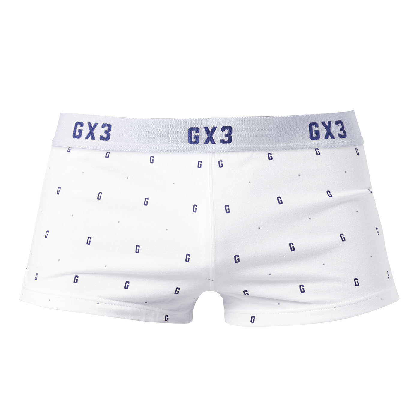 GX3 Underwear THE COTTON Super Trunk/Loose Boxer - White