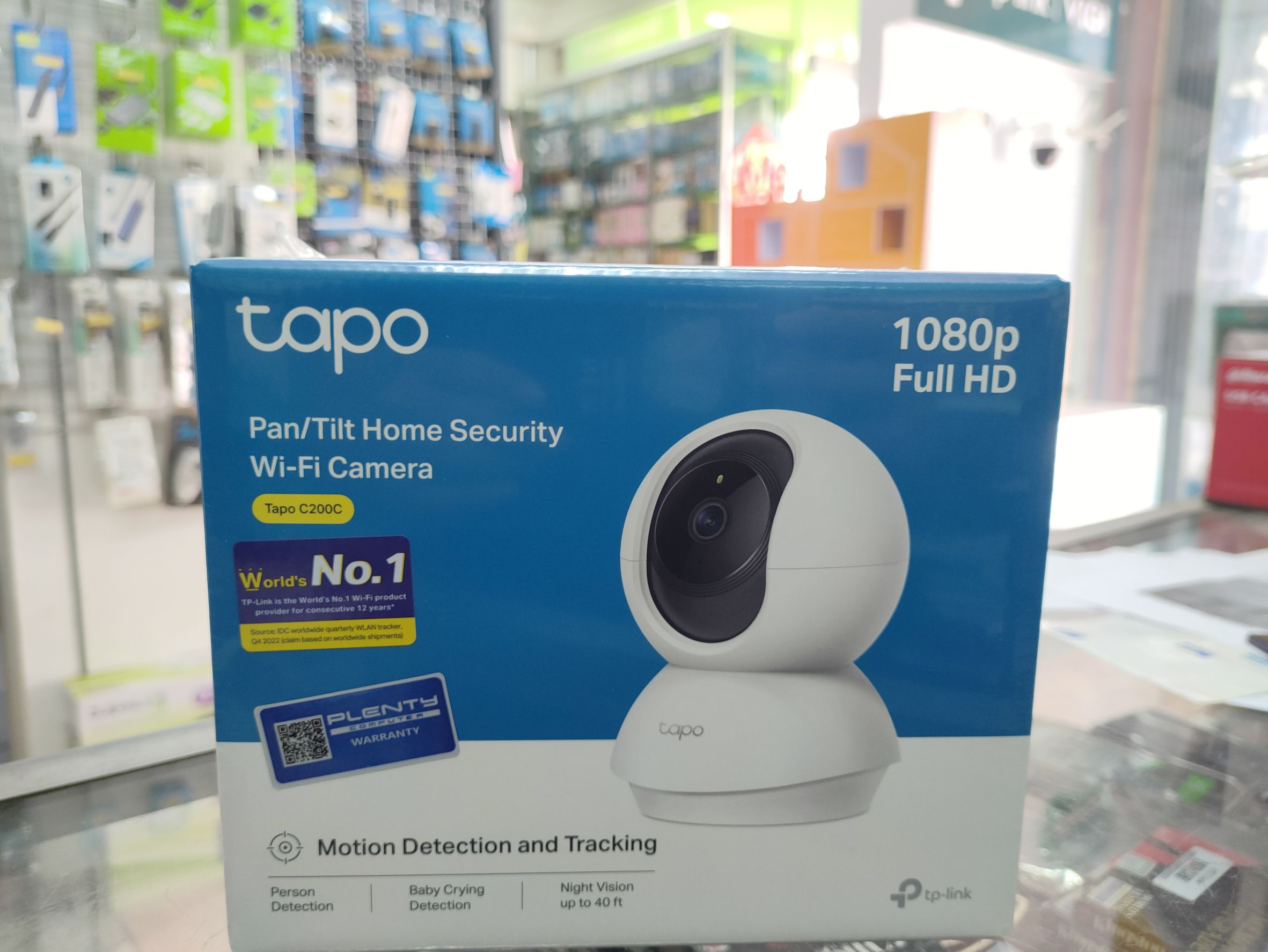 (ประกัน1ปี) Tapo C200C Camera Security Wi-Fi Camera 1080P กล้องวงจรปิด ความชัด Full HD รุ่น TAPO C200C กล้อง ไวไฟ กล้องวายฟาย ติดตั้งง่าย HITECH Ubon ราคา 499 บาท*ส่งฟรี
