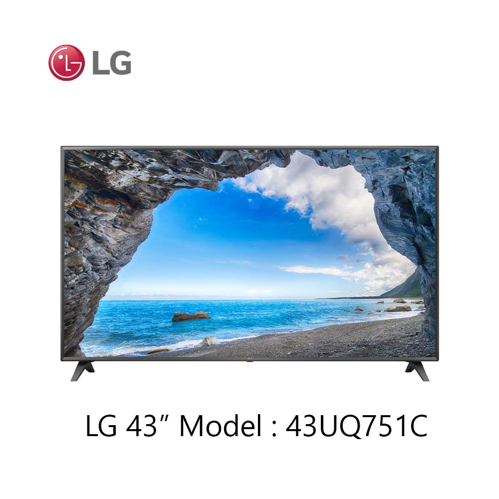 สมาร์ททีวี แอนดรอยด์ทีวีความคมชัดสูง 4K LG 43 Smart TV 4K รุ่น 43UQ751C ขนาด 43 นิ้ว รับประกันศูนย์ 2 ปี By Mac Modern