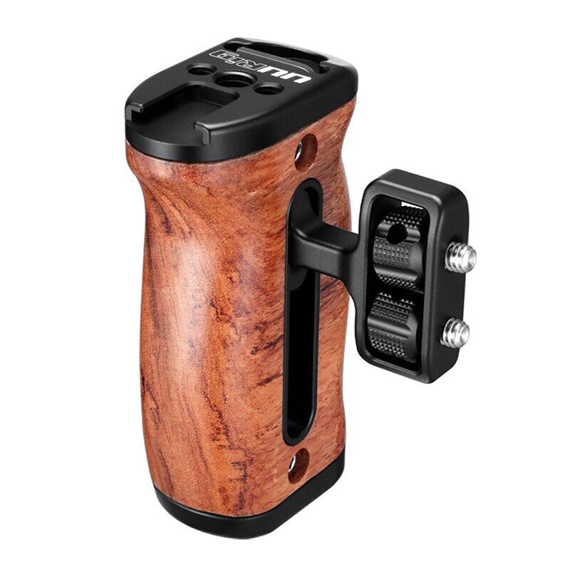 Uurig R027 ด้ามจับไม้ สำหรับยึด Cage อุปกรณ์เสริมกล้อง Hand Grip Handle