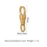 HUFANG(สามารถสั่งซื้อขายส่งได้)1 สแตนเลสคุณภาพสูงหมุน claw hook ไม่เป็นสนิม Eagle hook buckle 316 สแตนเลสหมุนหัวเข็มขัดประเทศไทยพระพุทธรูปยี่ห้อปุ่ม