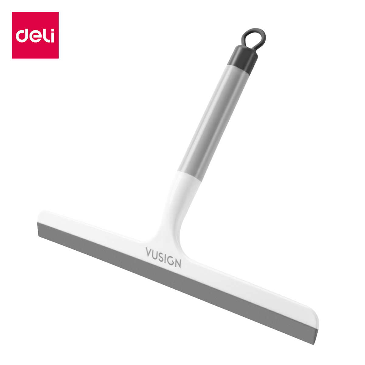 Deli ไม้กวาดรีดน้ำ ไม้กวาดซิลิโคน ไม้ปาดน้ำ ไม้รีดน้ำ ยางรีดน้ำ ที่รีดน้ำ แขวนได้ สำหรับกวาดน้ำและฝุ่น อุปกรณ์ทำความสะอาด Window Wiper ราคา 37 บาท*ส่งฟรี