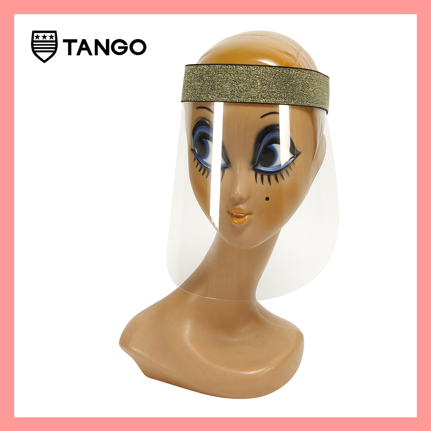 TANGO Safety Fashion Face Shield หน้ากากใส ช่วยป้องกัน ฝอยละออง และป้องกันการสัมผัสใบหน้า ป้องกันการแพร่ระบาด หน้ากาก ปิดหน้า ครอบหน้ากันฝุ่น กันละอองน้ำ กันไวรัส พลาสติกใสถนอมสายตา พร้อมส่ง detal shield