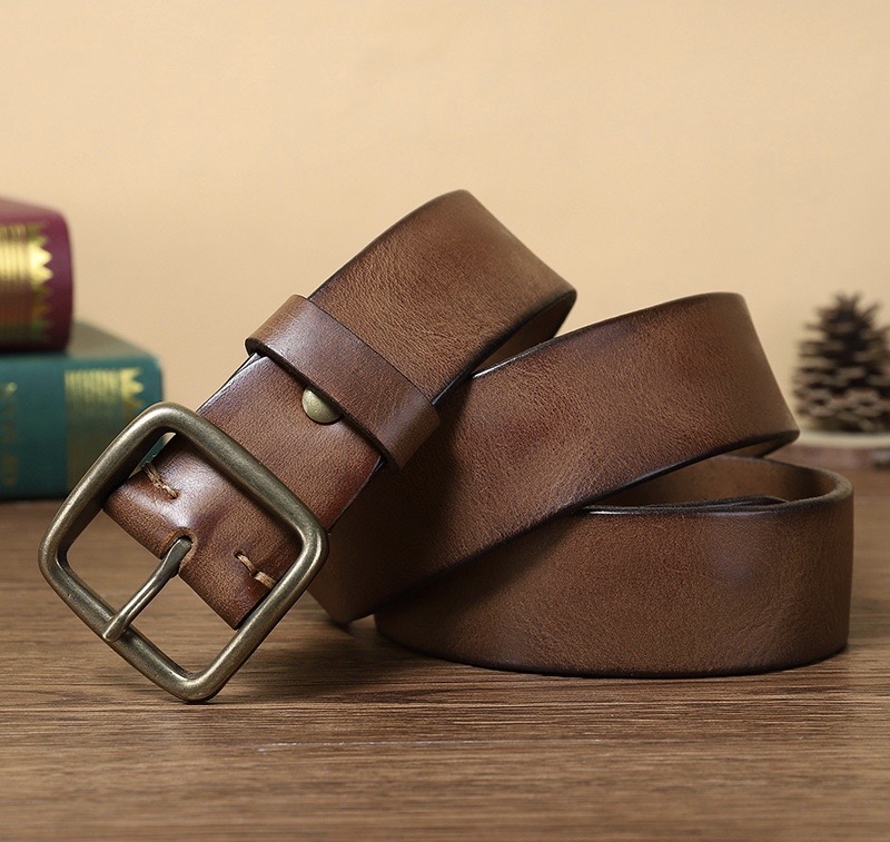 เข็มขัดหนังวัวแท้ นำเข้าจากอิตาลี่ Belt Genuine Leather made in italy