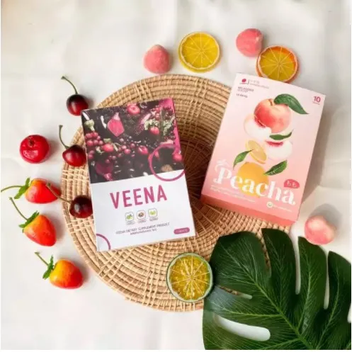 **ลดแรง** Peacha (3 กล่อง 30 ซอง) ชาพีช ชาเลม่อนพีช & Veena detox (1 กล่อง 7 ซอง) วีน่าดีท๊อกซ์ ปรับสมดุลระบบขับถ่าย ล้างพิษตับและลำไส้