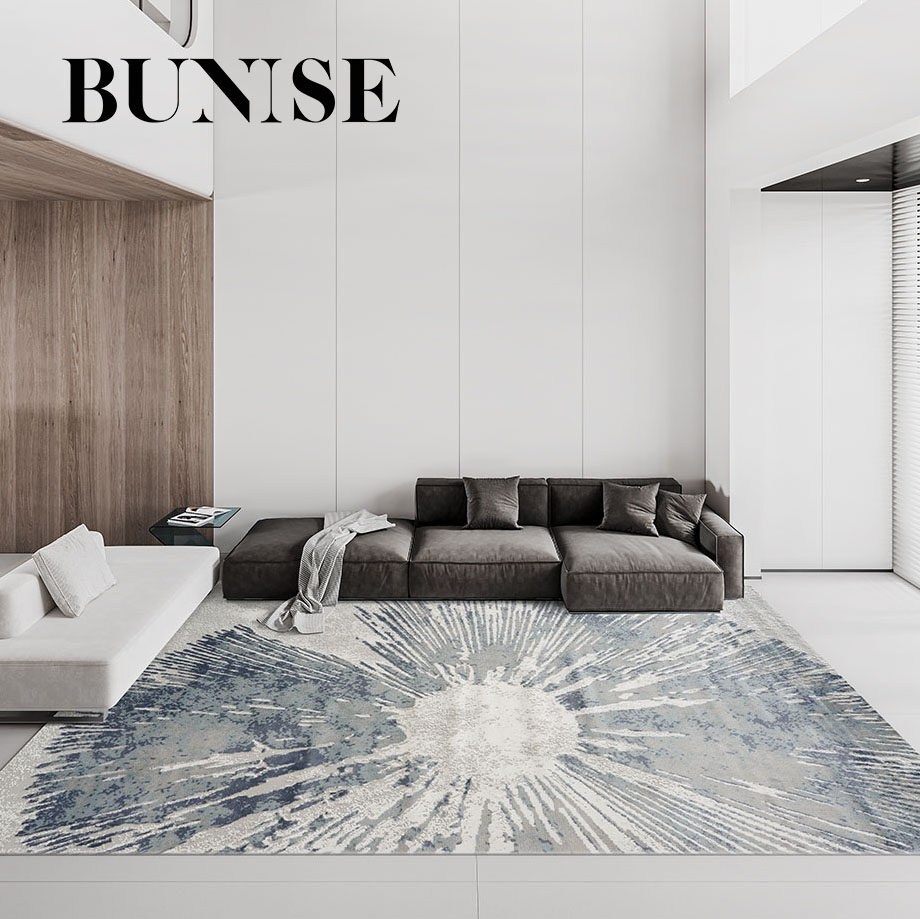 BUNISE BC001 Area Rug Turkish Weave Italian Luxury Minimalist Style for Living Room and Bedroom Matches Sofa and Coffee Table Free Shipping in Thailand ราคา 13,249 บาท*ส่งฟรี
