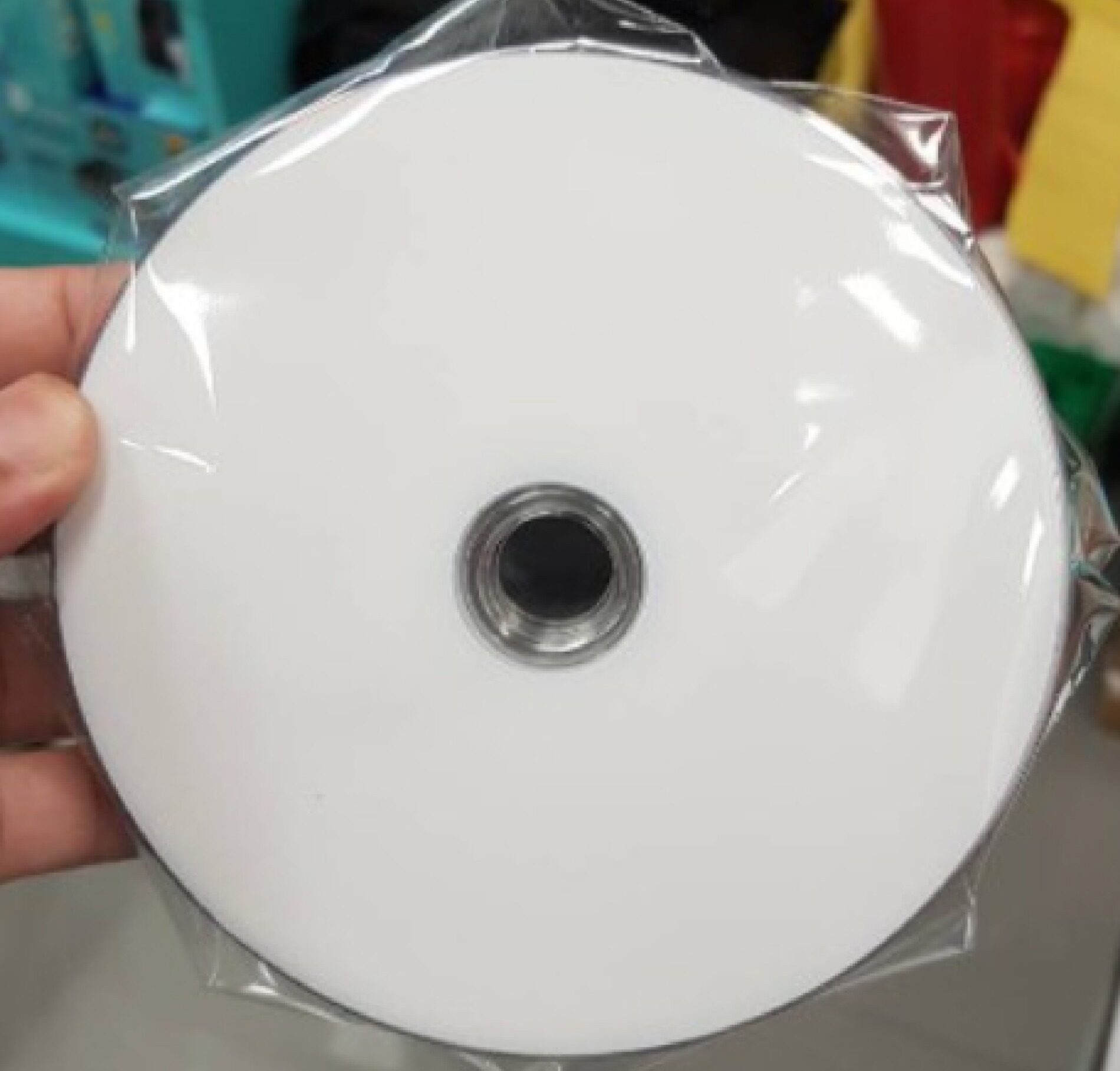 RYO DVD+R DL 8.5GB 8X WHITE Semi-Glossy Inkjet Printable หน้าปริ้น (Pack 10 แบ่งแพ็คซอง 10 แผ่น)