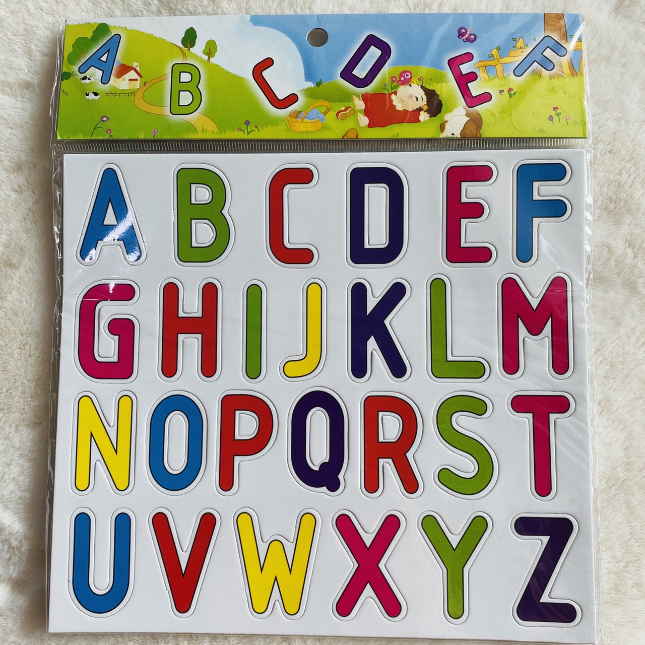 แม่เหล็ก รูปตัวอักษร ABC และตัวเลข แม่เหล็กจิ๊กซอว์ ของเล่นเพื่อการศึกษา ช่วยส่งเสริมจินตนาการให้เด็ก พร้อมส่ง ส่งของไว