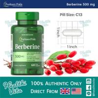 Puritans Pride - Berberine 500 mg / 60 Caps ❌ EXP 05/27