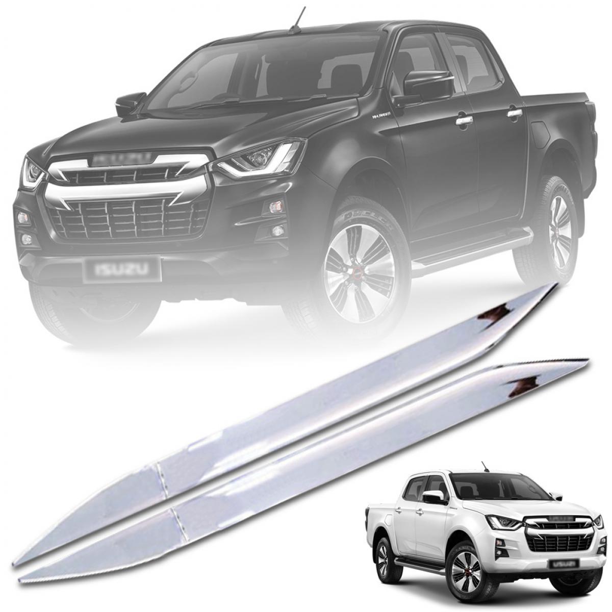 SIDE DOOR BODY CLADDING FOR ISUZU DMAX 2019-2020 4DOOR CHROM ราคา 2,500 บาท*ส่งฟรี