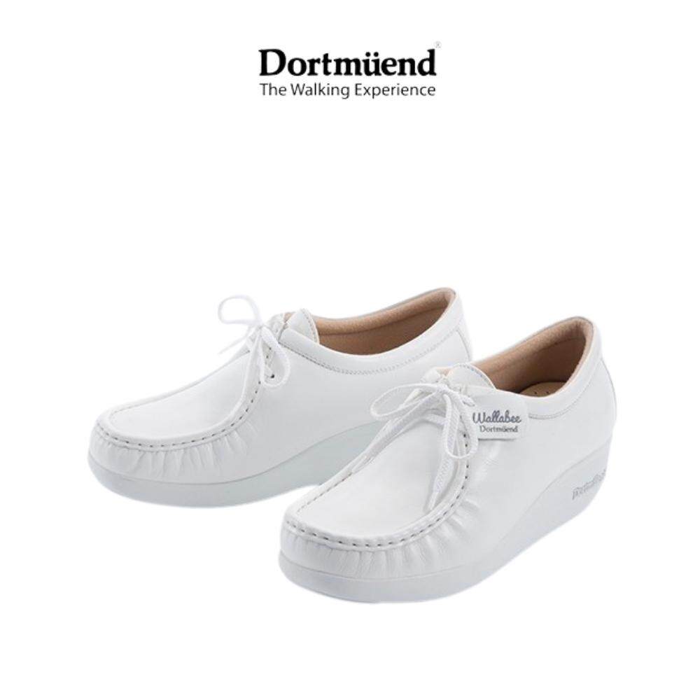 Wallabee JS908 White Dortmuend Pro Series Health Shoes, Doctor Shoes, Nurse Shoes for Long Walks and Standing for Long Periods. ราคา 3,273 บาท*ส่งฟรี