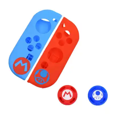 ซิลิโคน Joy Con Nintendo Switch ลาย Mario (ซิลิโคนจอย con)(Silicone for Joy Con)(Silicone Joy Con Controller)(Joy Con Controller Silicone)(ซิลิโคน จอย con) (2)