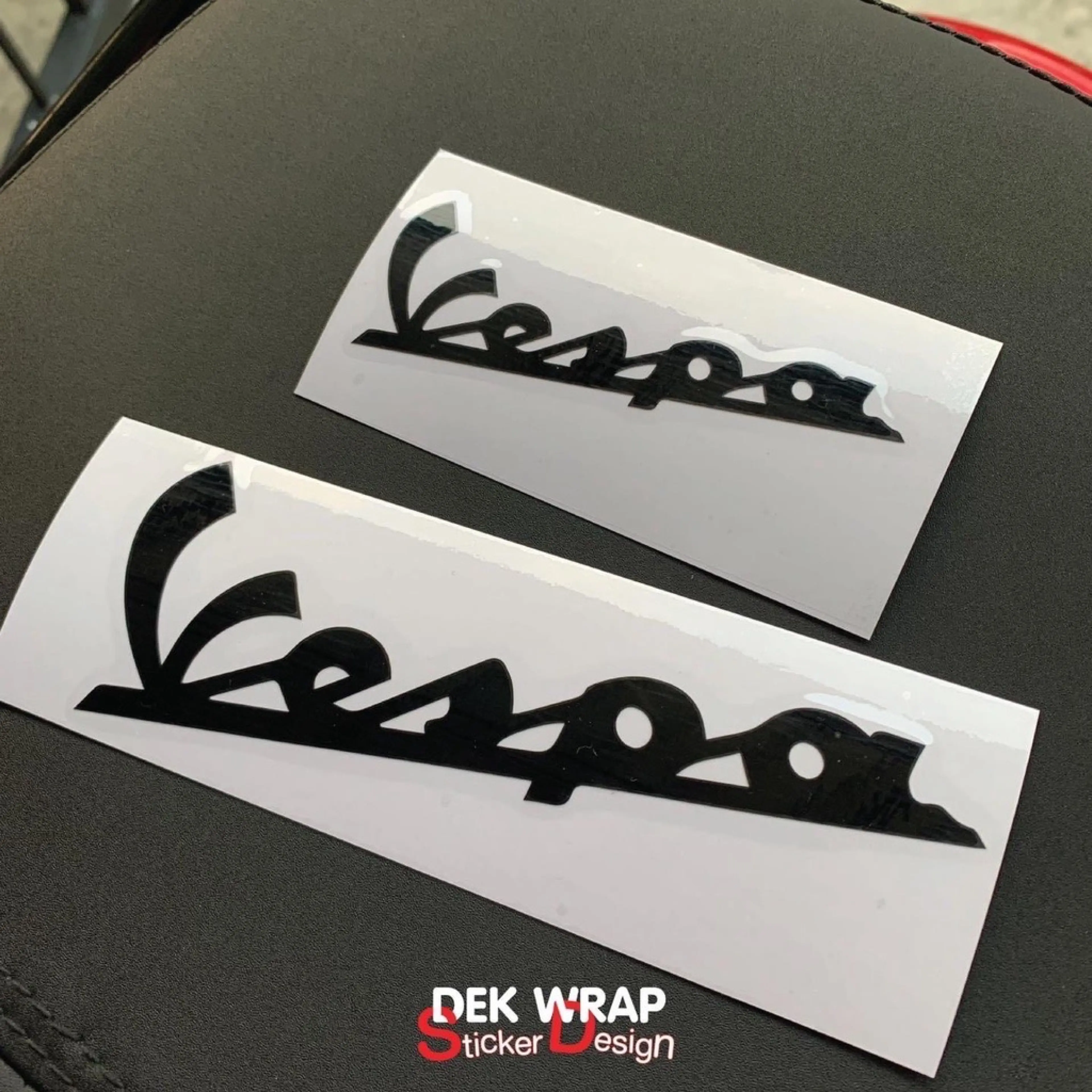 Vespa Signature Logo Sticker