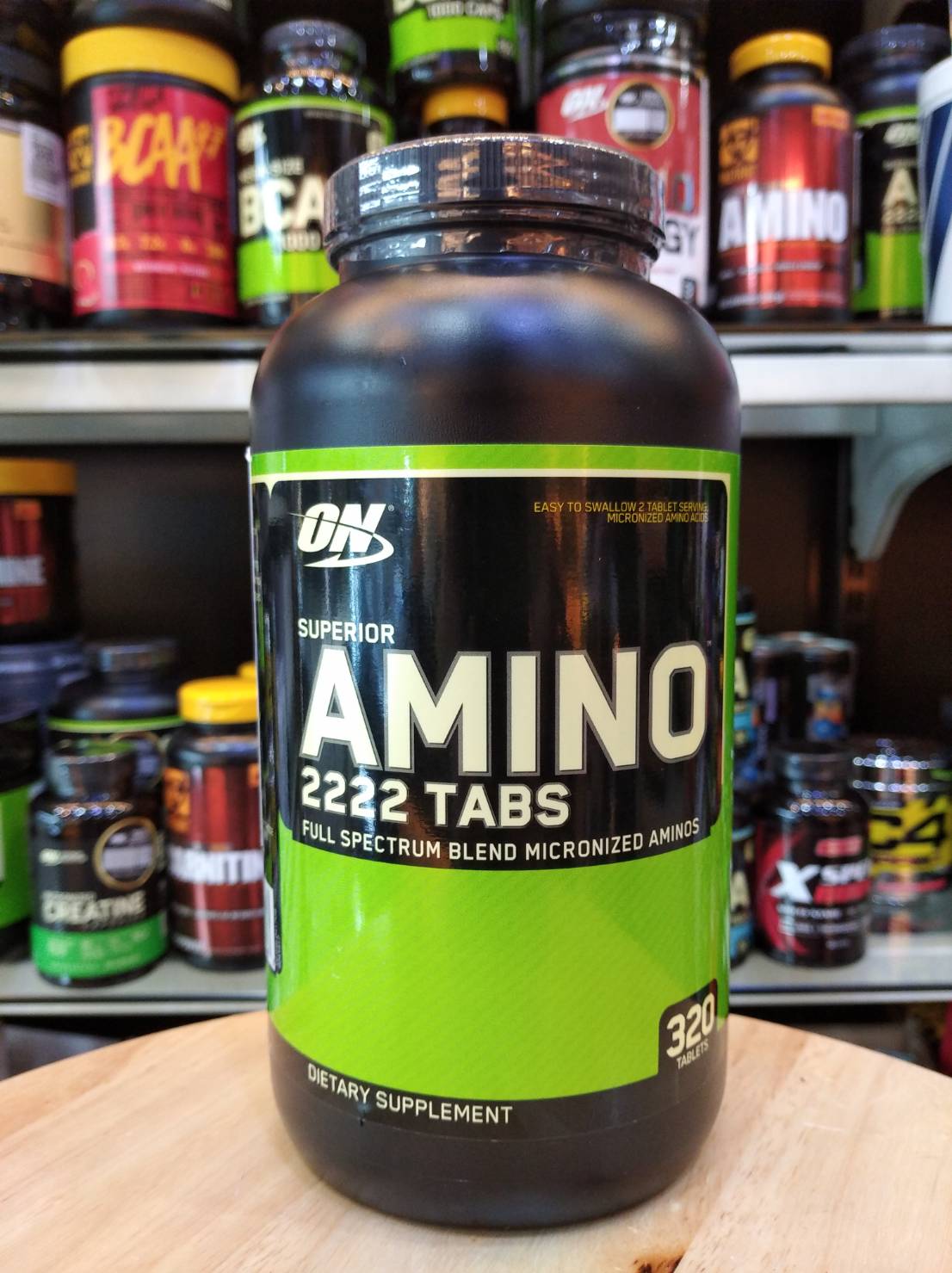 อะมิโนรูปแบบเม็ด ใน 1 เม็ด มีกรดอะมิโนมากถึง 16 ชนิด ซึ่งสามารถดูดซึมและนำไปใช้ประโยชน์ได้อย่างรวดเร็ว อะมิโนขนาดเล็กง่ายต่อการรับประทาน Optimum Nutrition Superior Amino 2222 Tabs 320Tablets การันตีของแท้