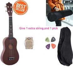 21 Inches อูคูเลเล่ กีต้าร์ เครื่องดนตรี Guitars Ukulele With ฟรี String+Pick+Bag