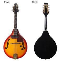 ปรับ 8 - String ไฟฟ้าสไตล์ Mandolin เครื่องดีดไม้ชิงชัน String Instrument สายสตริงผ้าทำความสะอาด - INTL