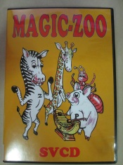 English Alphabet Magic Zoo learning program. English alphabet and name of the animals