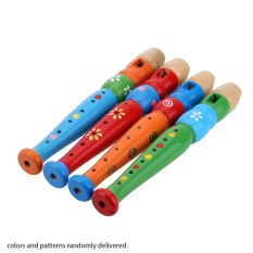 ไม้ฟลุตพิคโคโล่เสียงดนตรีเครื่องดนตรีของเล่นพัฒนาการแรกเริ่มของขวัญสำหรับเด็กทารกเด็ก - INTL