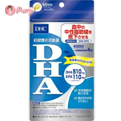 DHC DHA (60 วัน) ดีเอชซี ดีเอชเอ 510mg + EPA 110mg