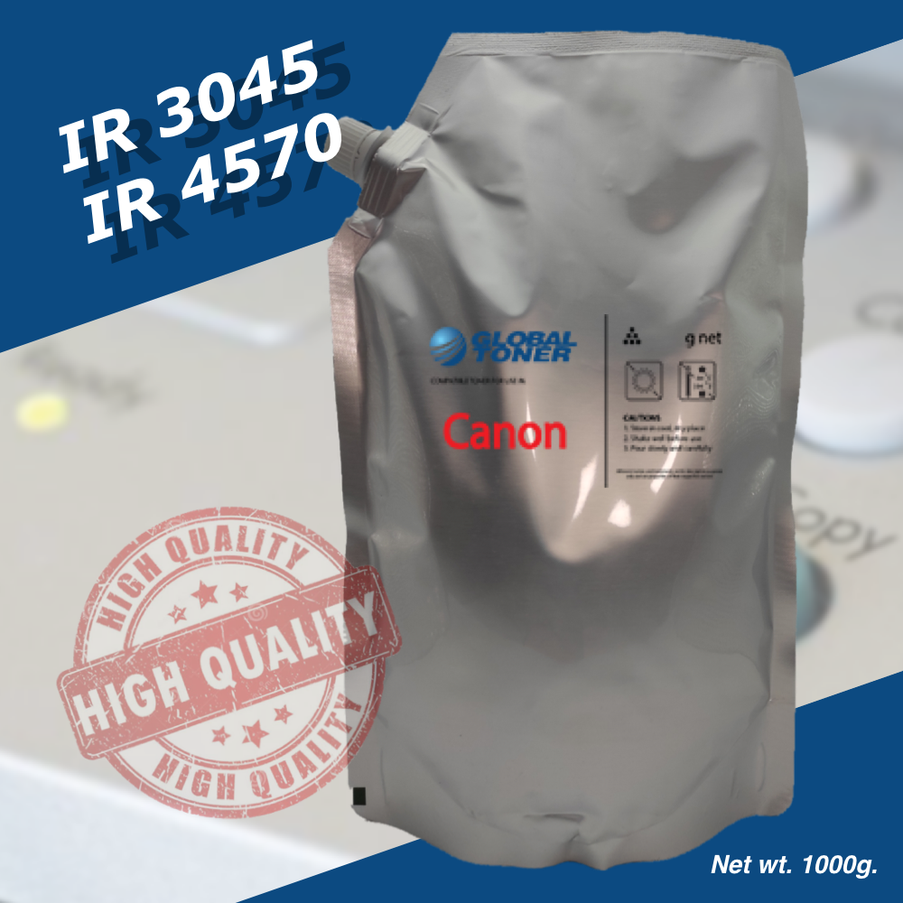 Compatible Toner Powder (Black) for Copier : Canon IR4570 / Foil Bag 1 KG. ราคา 395 บาท*ส่งฟรี