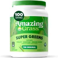 Amazing Grass Greens Blend Superfood & Sunwarrior Supergreens ผงผักใบเขียวและซูเปอร์ฟู้ด