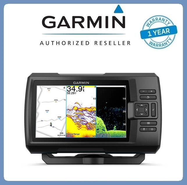 เครื่องหาปลา + GPS รุ่น Striker Vivid 7cv + GT20-TM 4pin เมนูไทย แถมฟรี เสื้อยืดแขนยาว