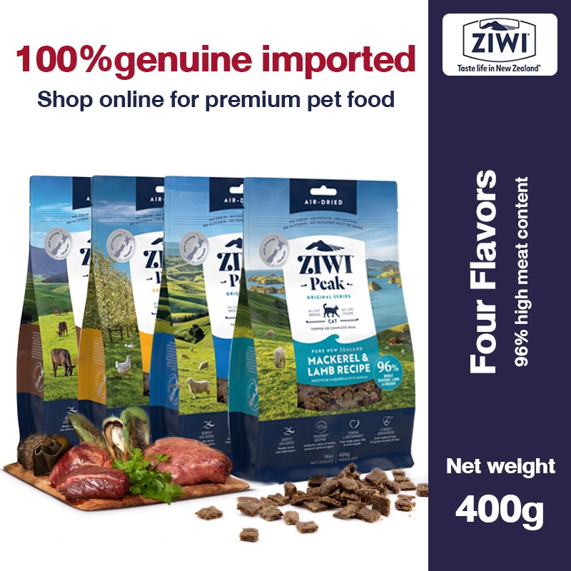 ZIWI Air Dried Mutton And Beef Flavored Cat Food Suitable For Adult Cats And Kittens 400g/1kg ราคา 1,530 บาท*ส่งฟรี