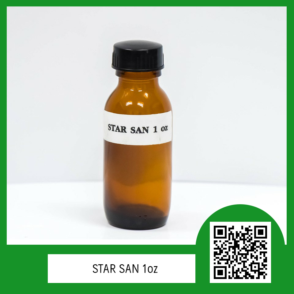 STAR SAN ขนาด 1oz (แบ่งขาย) น้ำยาล้างทำความสะอาดฆ่าเชื้อโรค (ไม่ต้องล้างน้ำ)