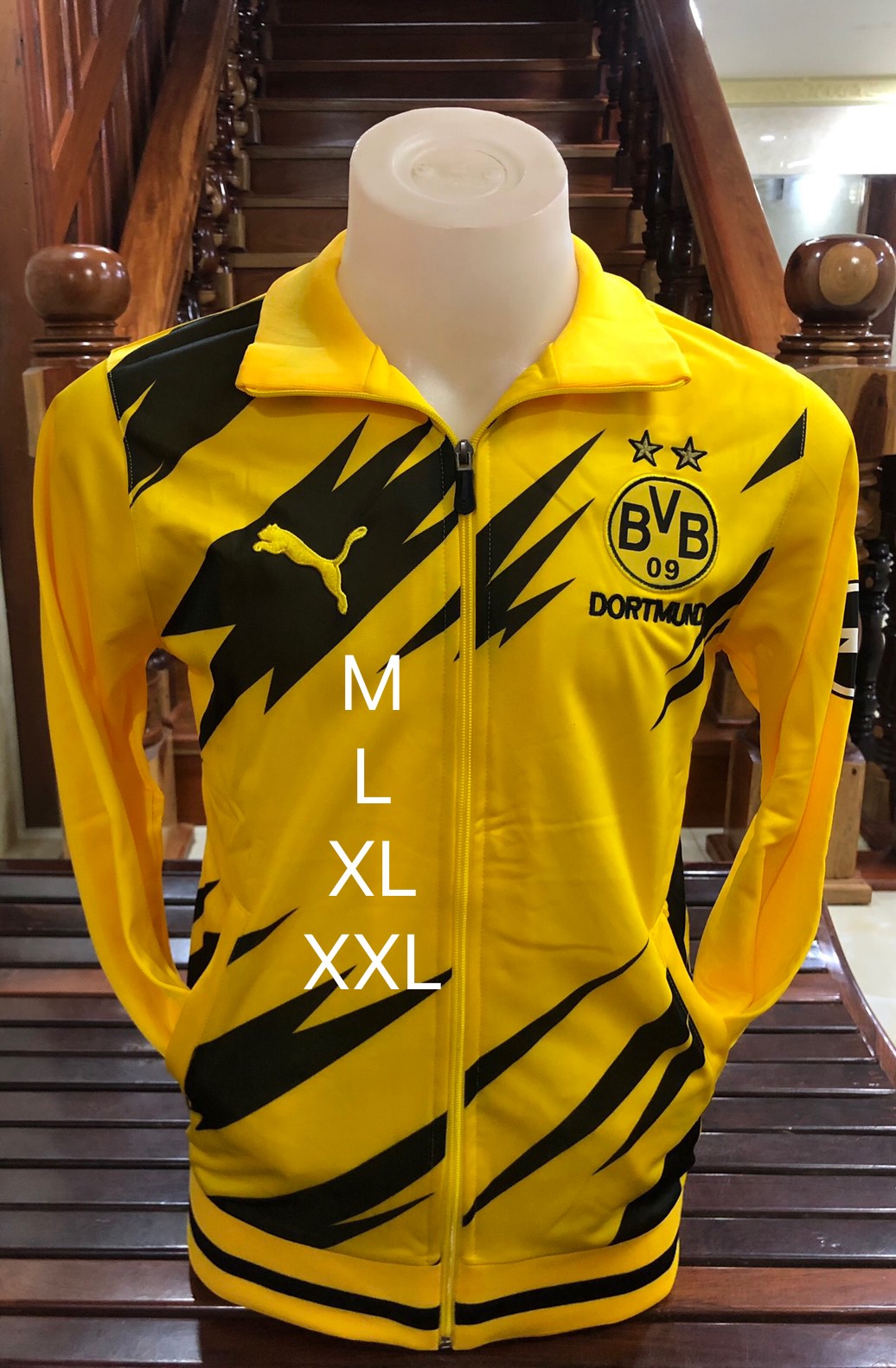 💥⚽เสื้อวอร์มผู้ชายทีมทีมโบรุสซีอาดอร์ทมุนท์/Borussia Dortmund (Dortmund) ตัวใหม่ล่าสุดฤดูกาล 2020-2021
