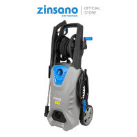 ZINSANO เครื่องฉีดน้ำแรงดันสูง 180 บาร์ รุ่น AD1802 มอเตอร์ Induction 2500W | หัวปั๊มทองเหลือง สายยาว 8 ม. พร้อมโรลเก็บสาย