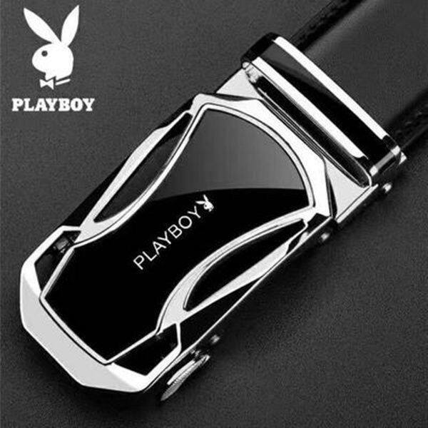 Playboy เข็มขัดหนัง ผู้ชาย รับประกันคุณภาพสินค้า เข็มขัดผู้ชาย คลาสสิก Belt เข็มขัด (Classic X1)