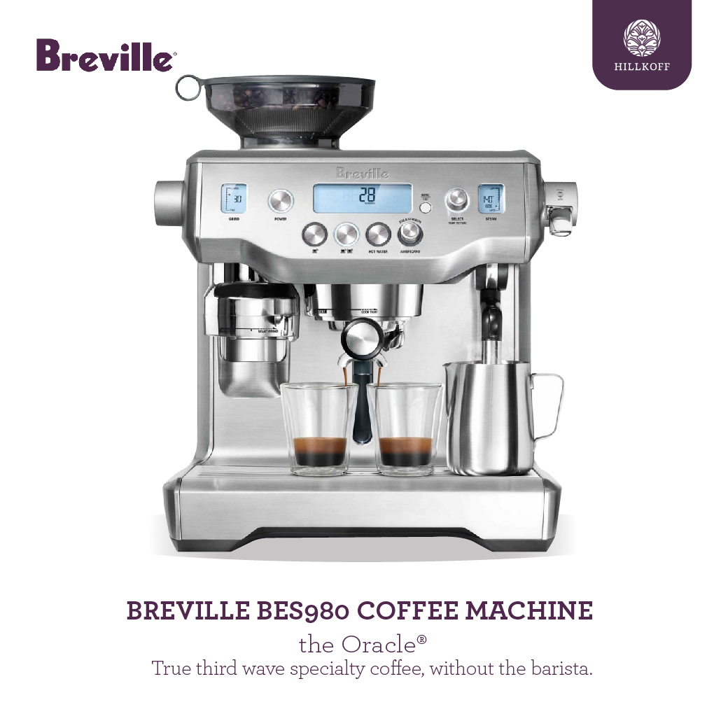 HILLKOFF : เครื่องชงกาแฟ Breville BES980 The Oracle ราคา 82,900 บาท*ส่งฟรี