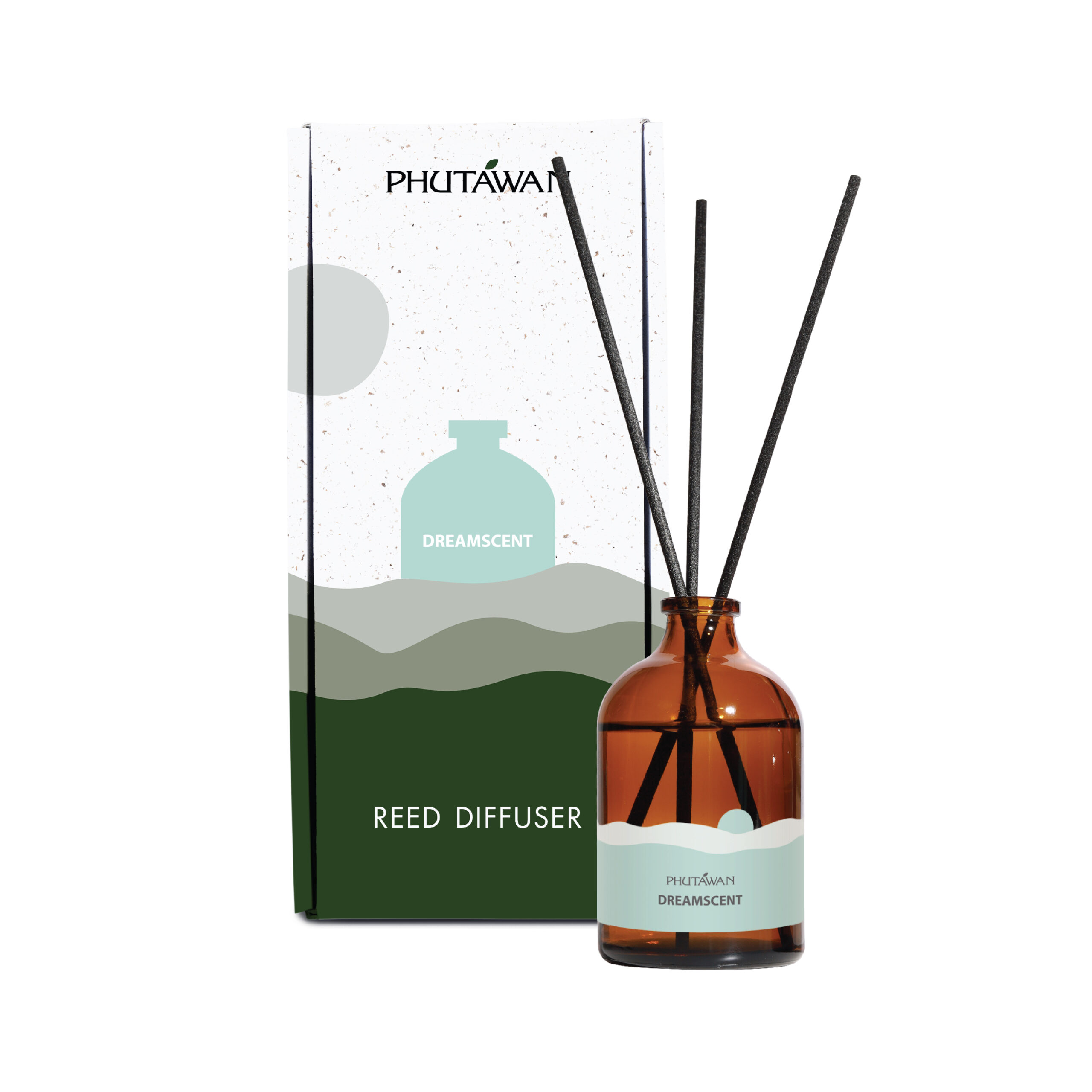Phutawan ภูตะวัน ก้านไม้หอมปรับอากาศ อโรม่า รีด ดิฟฟิวเซอร์ Aroma Reed Diffuser (50ml / 100ml)