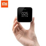 Original Xiaomi PM 2.5 Air เครื่องตรวจจับจอ OLED WIFI 2.4 กิกะเฮิร์ตซ์ใช้กับเครื่องกรองอากาศตรวจสอบสภาพอากาศ - INTL