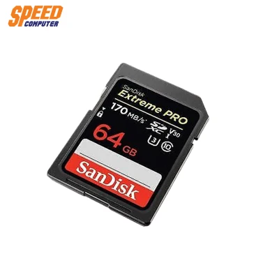 SD CARD (เมมโมรี่การ์ด) SANDISK SDSDXXY_064G_GN4IN 64GB EXTREME PRO By Speedcom