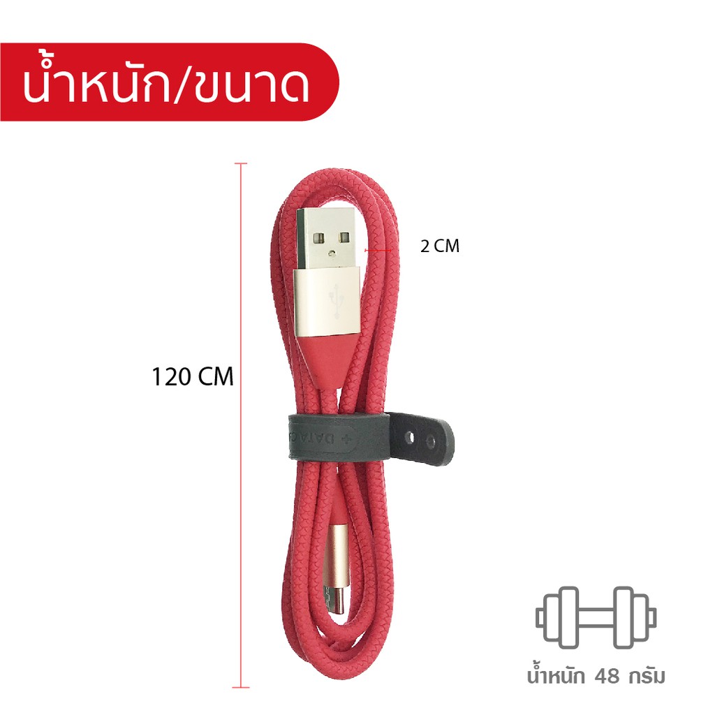 ? ประกัน 1ปี พร้อมส่ง ? สายชาร์จ Eloop S31 S32 S33 สาย 2.1A Samsung iPhone type-c จ่ายไฟเร็ว 2.1a แท้ ?% SOSshop ??