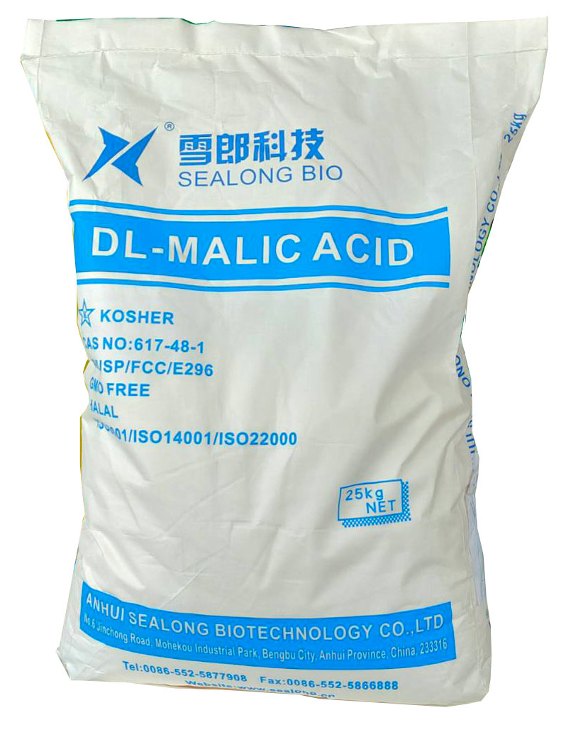 กรดมาลิก : Malic Acid (China) ขนาด 1 กิโลกรัม