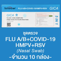 [10 กล่อง] Testsealabs Gica FLU A/B Covid19 HMPV/RSV/LOC ATK ชุดตรวจหาเชื้อแอนติเจนของเชื้อไวรัส [มีให้เลือก 9 แบบ] ตรวจโควิด ที่ตรวจโควิด Covid19 ไข้หวัดใหญ่ อาร์เอสวี