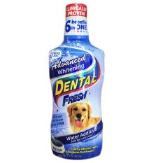 [ส่งฟรี] Dental Fresh Dog Dental Care Advanced Whitening Eliminate Bad Breath 503ml (1 bottle) น้ำยาขจัดกลิ่นปาก สูตรช่วยให้ฟันขาว สำหรับสุนัข 503ml (1 ขวด)