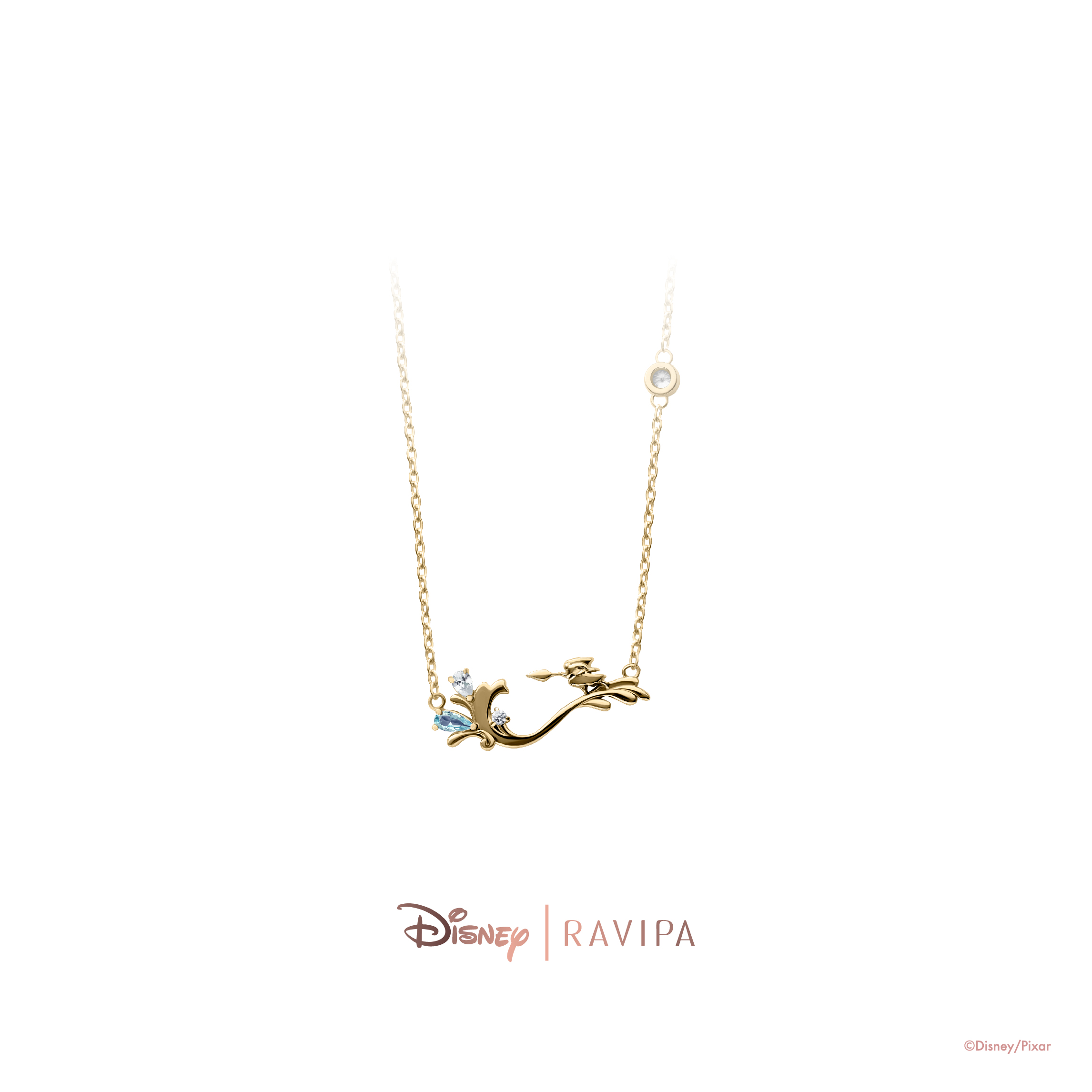 Ravipa | Disney Gold Moana Wave Necklace - สร้อยคอ ราคา 3,990 บาท*ส่งฟรี