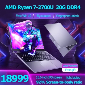 สินค้า 【โนตบุ๊คเล่นเกม】 G laptop AMD Ryzen 7 ซีพียูใหม่เอี่ยม 20GB SSD 512GB โน๊ตบุ๊ค M.2 15.6 นิ้วแล็ปท็อปสำหรับเล่นเกม Win10 gaming notebook  โน๊ตบุ๊คเล่