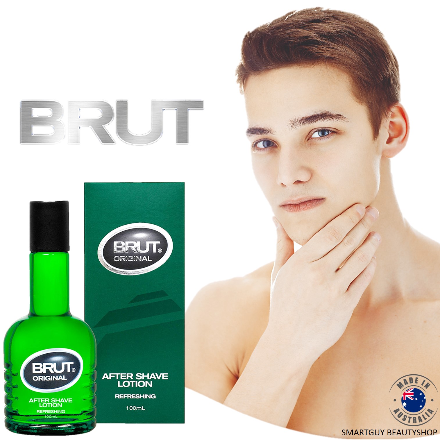 Brut Original Refreshing After Shave Lotion 100ml โลชั่นบำรุงผิวหน้าหลังการโกนหนวดคุณภาพสูงจากต่างประเทศ ราคา 1,250 บาท*ส่งฟรี