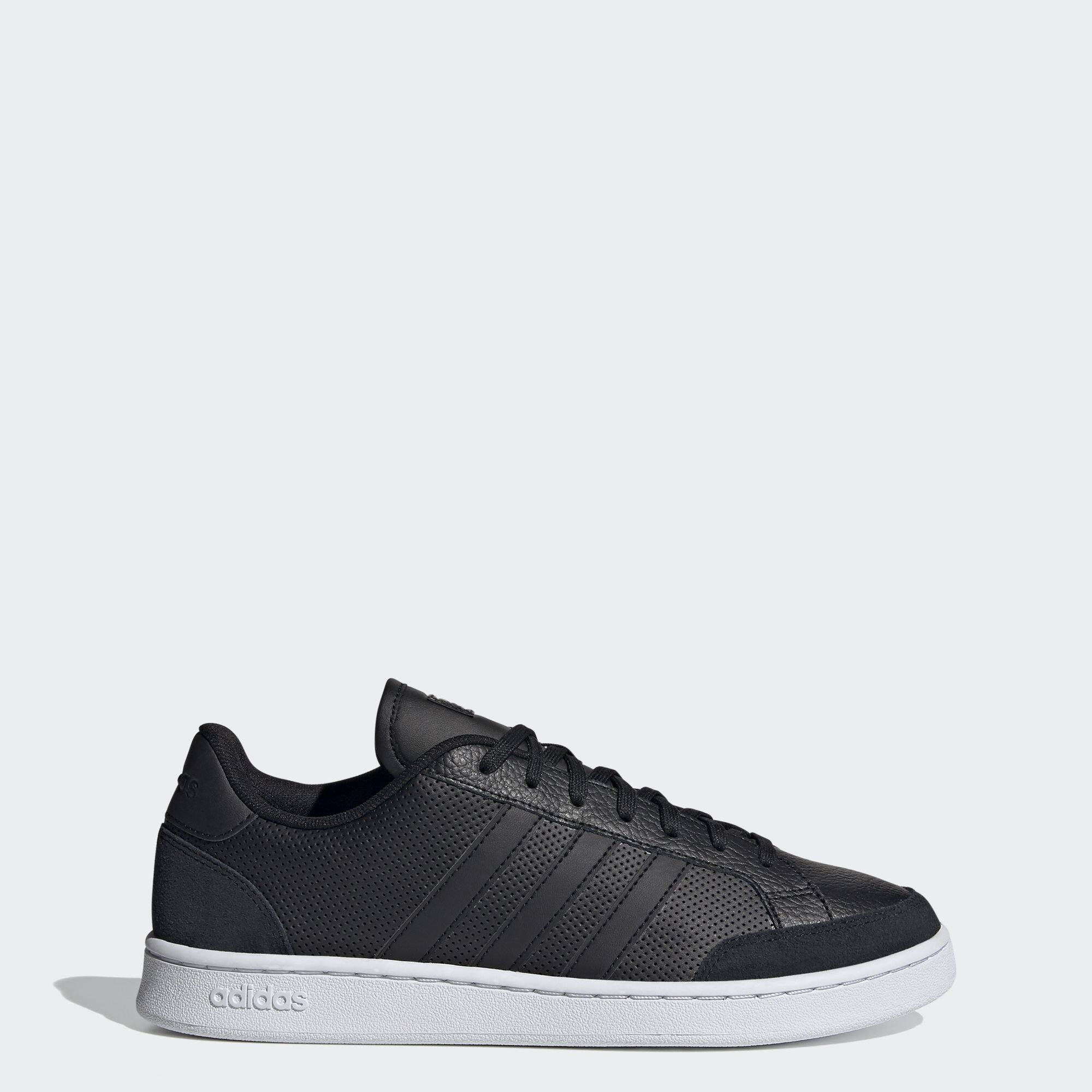 adidas TENNIS Grand Court SE Shoes ผู้ชาย สีดำ FY8549