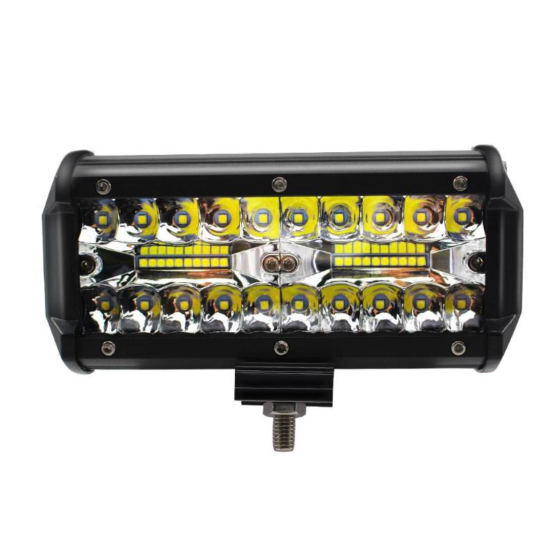 ส่งฟรี + จัดโปร X2 เเพ็คคู่ !! LED LIGHT BAR 120W สปอร์ตไลท์ไฟรถยนต์led ไฟหน้ารถ ไฟท้าย ไฟตัดหมอก รุ่น High CLASS 3 Row 12V-24V เเสงขาว งานพรีเมี่ยม