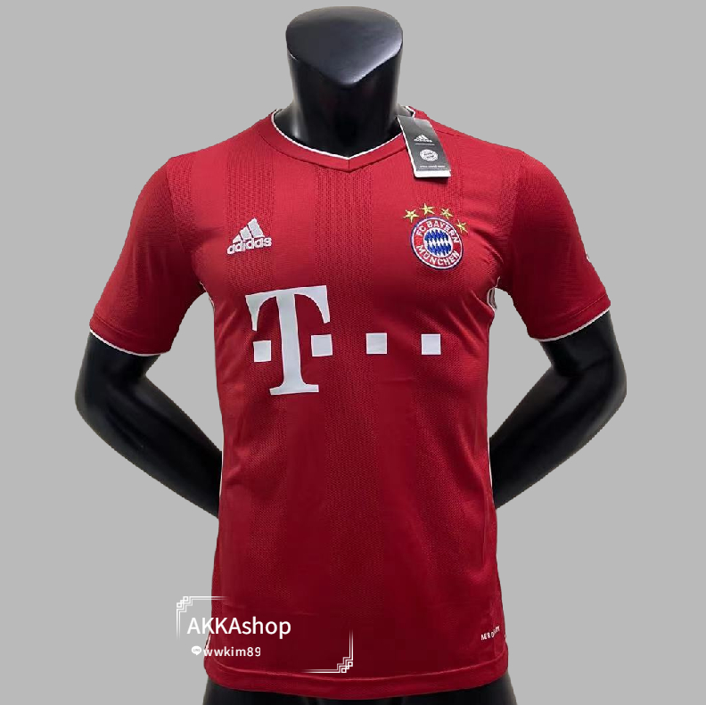 เสื้อบอล บาเยิน มิวนิค เหย้า 2020-2021 Bayern Munich Home พร้อมสปอนเซอร์ Qatar Airway