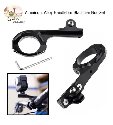 Aluminum alloy Handlebar Stabilizer bracket bicycle bike bar adapter Pro Mount for GoPro / SJCam / XiaoYi