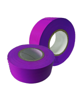เทปแสดงตำแหน่ง Flagging Tape (สีต่างๆ) สำหรับงานสำรวจ งานก่อสร้าง งานป่าไม้