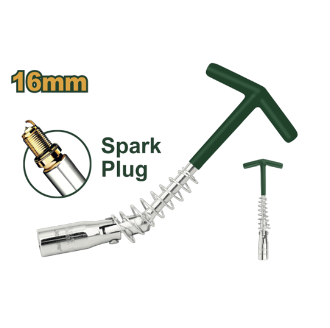 JADEVER บล็อกถอดหัวเทียนตัวที รุ่น JDTH5116 ขนาด 16 mm T-handle spark plug socket wrench อุปกรณ์ เครื่องมือช่าง งานช่าง เจทเวอร์