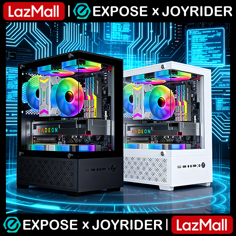 Joyrider Pc Case Mini Ocean View Room Computer Case, Size 33 Cm. Graphics Card, Desktop Pc, Matx Case, 240 mm Water Cooling. ราคา 599 บาท*ส่งฟรี