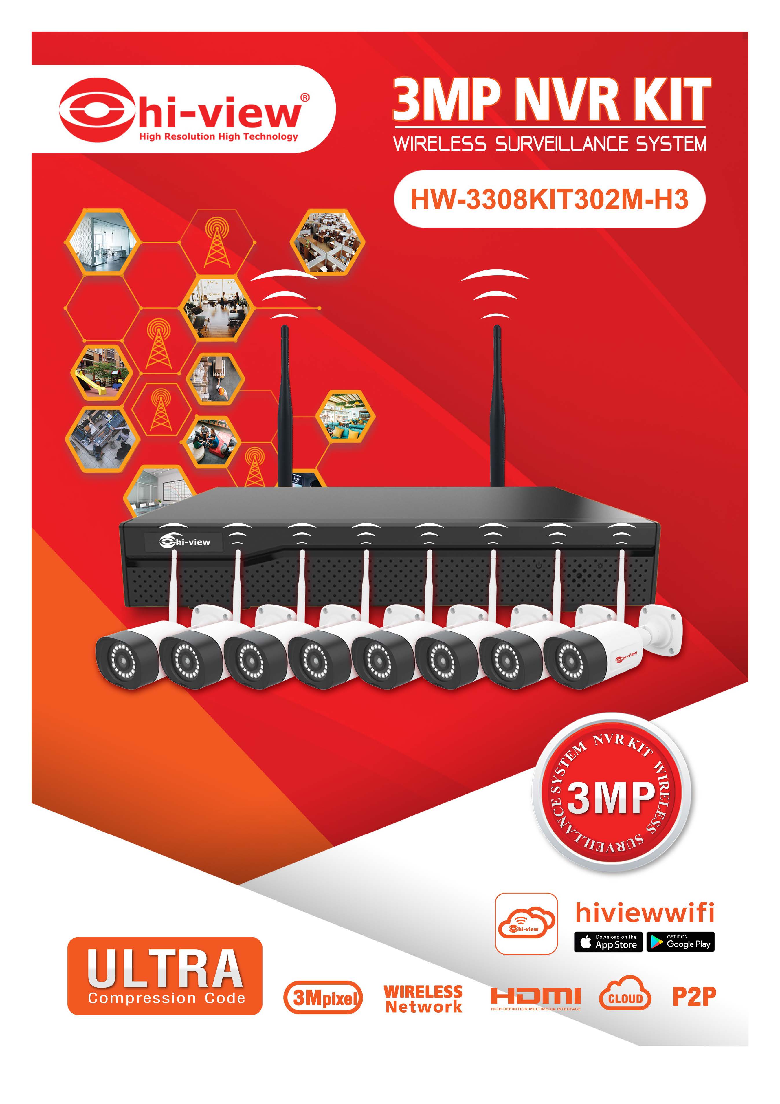 cctv WiFi Kit 8CH ราคา 13,500 บาท*ส่งฟรี